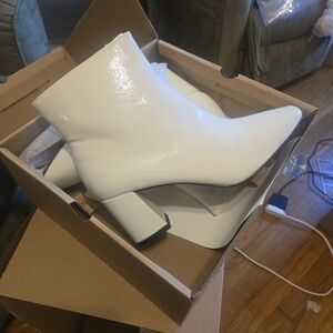 White Ankle Boots